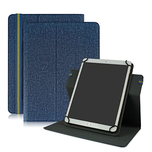 Yiernuo Universal Hülle für 10.1 Zoll Tablet,360° Drehen Schutzhülle mit Ständer Funktion Kompatibel 9.7 10 10.1 10.2 10.3 10.4 10.5 10.6 10.9 Zoll Tablet,Dunkelblau Yiernuo Universal Hülle für 10.1 Zoll Tablet,360° Drehen Schutzhülle mit Ständer Funktion Kompatibel 9.7 10 10.1 10.2 10.3 10.4 10.5 10.6 10.9 Zoll Tablet,Dunkelblau von Yiernuo