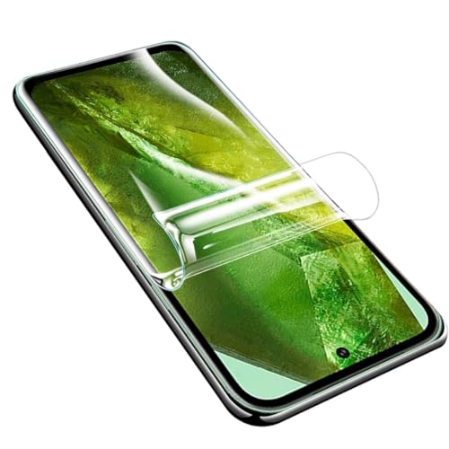 YiiLoxo 2 Stück Hydrogel Schutzfolie für Google Pixel 8a, Transparente Flexible TPU Displayschutzfolie [Kein Gehärtetes Glas][Fingerabdruck Unterstützen] von YiiLoxo