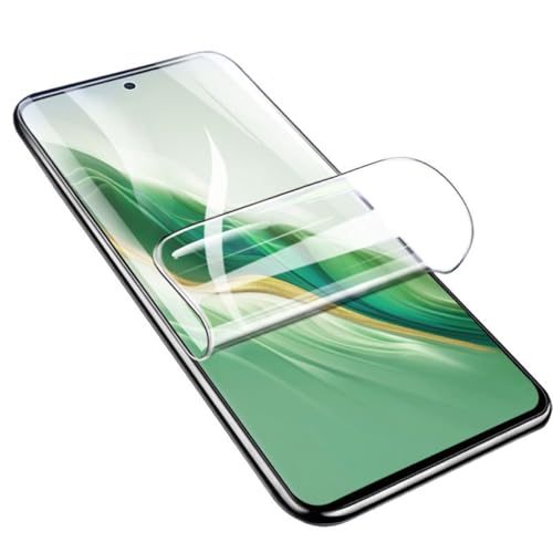 YiiLoxo 2 Stück Hydrogel Schutzfolie für Honor 90 / Honor 100, Transparente Flexible TPU Displayschutzfolie [Kein Gehärtetes Glas][Fingerabdruck Unterstützen] von YiiLoxo
