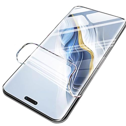 YiiLoxo 2 Stück Hydrogel Schutzfolie für Honor Magic6 Pro, Transparente Flexible TPU Displayschutzfolie [Kein Gehärtetes Glas][Fingerabdruck Unterstützen] von YiiLoxo
