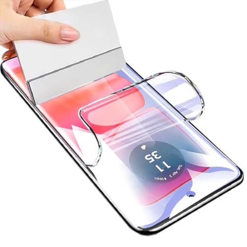 YiiLoxo 2 Stück Hydrogel Schutzfolie für Motorola Edge 50 Fusion 5G, Transparente Flexible TPU Displayschutzfolie [Kein Gehärtetes Glas][Fingerabdruck Unterstützen] von YiiLoxo