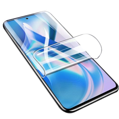 YiiLoxo 2 Stück Hydrogel Schutzfolie für OnePlus 12, Transparente Flexible TPU Displayschutzfolie [Kein Gehärtetes Glas][Fingerabdruck Unterstützen] von YiiLoxo