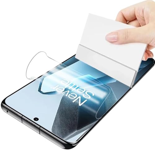 YiiLoxo 2 Stück Hydrogel Schutzfolie für OnePlus 13, Transparente Flexible TPU Displayschutzfolie [Kein Gehärtetes Glas][Fingerabdruck Unterstützen] von YiiLoxo