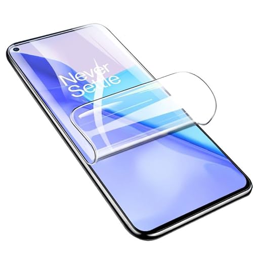 YiiLoxo 2 Stück Hydrogel Schutzfolie für OnePlus 9 Pro, Transparente Flexible TPU Displayschutzfolie [Kein Gehärtetes Glas][Fingerabdruck Unterstützen] von YiiLoxo