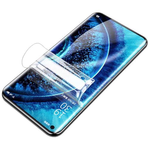 YiiLoxo 2 Stück Hydrogel Schutzfolie für Oppo Find X2 Pro, Transparente Flexible TPU Displayschutzfolie [Kein Gehärtetes Glas][Fingerabdruck Unterstützen] von YiiLoxo