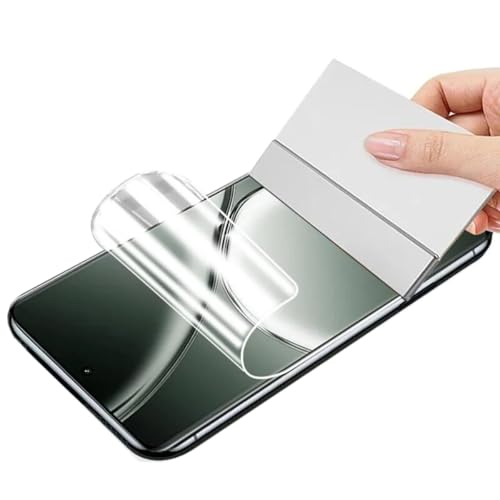 YiiLoxo 2 Stück Hydrogel Schutzfolie für Realme GT Neo6, Transparente Flexible TPU Displayschutzfolie [Kein Gehärtetes Glas][Fingerabdruck Unterstützen] von YiiLoxo