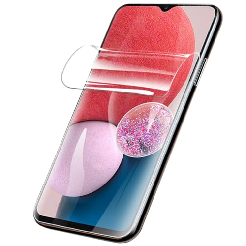 YiiLoxo 2 Stück Hydrogel Schutzfolie für Samsung Galaxy A13 4G /5G, Transparente Flexible TPU Displayschutzfolie [Kein Gehärtetes Glas][Fingerabdruck Unterstützen] von YiiLoxo