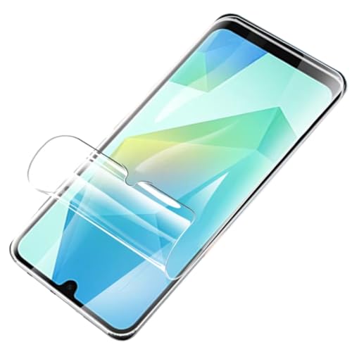 YiiLoxo 2 Stück Hydrogel Schutzfolie für Samsung Galaxy A16, Transparente Flexible TPU Displayschutzfolie [Kein Gehärtetes Glas][Fingerabdruck Unterstützen] von YiiLoxo
