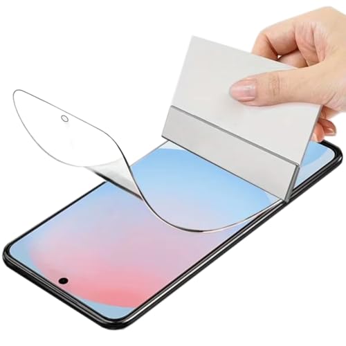 YiiLoxo 2 Stück Hydrogel Schutzfolie für Samsung Galaxy S24 FE, Transparente Flexible TPU Displayschutzfolie [Kein Gehärtetes Glas][Fingerabdruck Unterstützen] von YiiLoxo