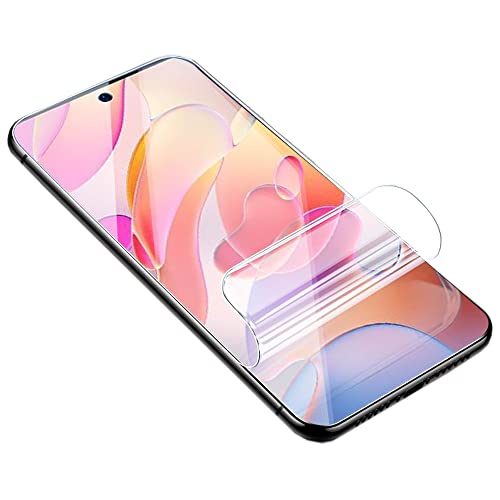 YiiLoxo Displayschutzfolie Kompatibel mit Xiaomi Redmi Note 10 Pro, Flexible Hydrogel Schutzfolien [kein Hartglas] [Hohe Empfindlichkeit] [HD Transparent] von YiiLoxo