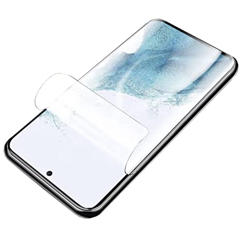 YiiLoxo Schutzfolie für Samsung Galaxy S22+, 2 Stück Weich TPU Folie, Kratzfest Blasenfrei HD Klar Displayfolie Fingerabdruck Entsperren für Galaxy S22 Plus (5G) von YiiLoxo