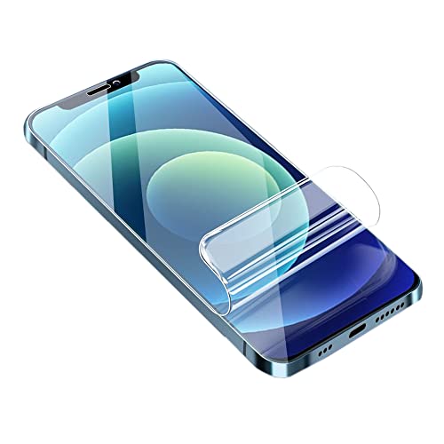YiiLoxo Schutzfolie für iPhone 12 Pro, 2 Stück Weich TPU Folie, Kratzfest Blasenfrei HD Klar Displayfolie Fingerabdruck Entsperren für iPhone 12 YiiLoxo Schutzfolie für iPhone 12 Pro, 2 Stück Weich TPU Folie, Kratzfest Blasenfrei HD Klar Displayfolie Fingerabdruck Entsperren für iPhone 12 von YiiLoxo