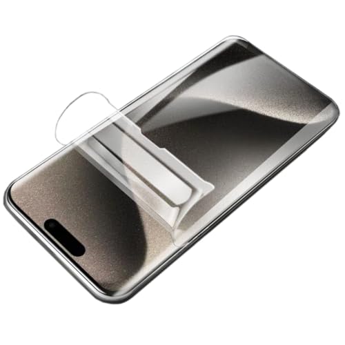 YiiLoxo Schutzfolie für iPhone 15 Pro Max, 2 Stück Weich TPU Folie, Kratzfest Blasenfrei HD Klar Displayfolie Fingerabdruck Entsperren YiiLoxo Schutzfolie für iPhone 15 Pro Max, 2 Stück Weich TPU Folie, Kratzfest Blasenfrei HD Klar Displayfolie Fingerabdruck Entsperren von YiiLoxo