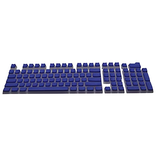 Yiifunglong Key Caps Set Tastaturersatz für PC-Tastaturen, 104pcs / Set Key Caps Schöne Bicolor Pudding Form Verschleißfeste PBT Mechanische Tastatur Caps für PC - Deep Blue von Yiifunglong
