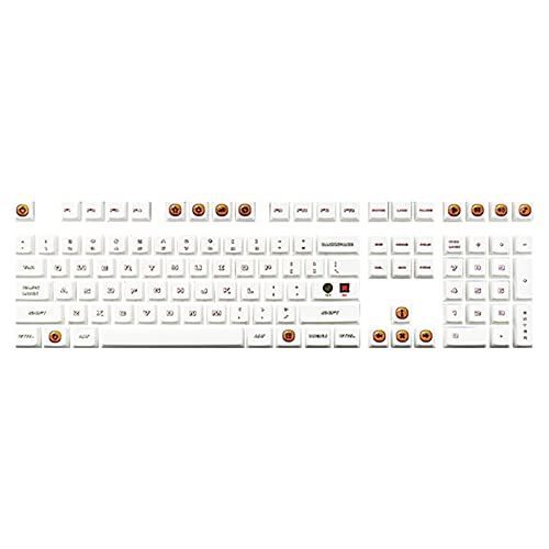 Yiifunglong Key Caps Set Tastaturersatz für PC-Tastaturen, 104pcs / Set Key Caps Universal-Dye-Sublimation Mini Mechanische Tastatur Keycaps Ersatz für PC - G von Yiifunglong
