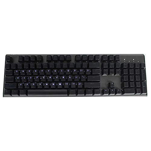 Yiifunglong Key Caps Set Tastaturersatz für PC-Tastaturen, 104pcs / Set Klare Hintergrundbeleuchtung Keycap-Abdeckung Ersatz für mechanische Tastatur - Schwarz von Yiifunglong