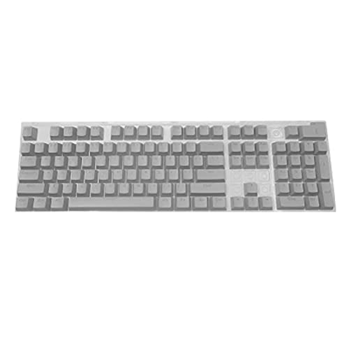 Yiifunglong Key Caps Set Tastaturersatz für PC-Tastaturen, 104pcs Anti-Skid Backlit ABS Keycaps Mechanische Tastatur Key Caps für PC-Computer - Grau von Yiifunglong