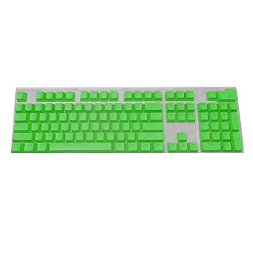 Yiifunglong Key Caps Set Tastaturersatz für PC-Tastaturen, 104pcs Anti-Skid Backlit ABS Keycaps Mechanische Tastatur Key Caps für PC-Computer - grün von Yiifunglong