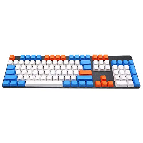 Yiifunglong Key Caps Set Tastaturersatz für PC-Tastaturen, 108pcs / Set PBT Color Matching Lichtdichte mechanische Tastatur Keycap Ersatz - 7# von Yiifunglong