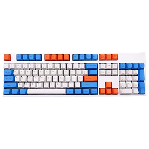 Yiifunglong Key Caps Set Tastaturersatz für PC-Tastaturen, 108pcs / Set PBT-Farbe Matching Key Cap Keycaps für Cherry MX Mechanische Tastatur - 7# von Yiifunglong
