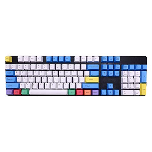Yiifunglong Key Caps Set Tastaturersatz für PC-Tastaturen, 108pcs / Set PBT-Farbe Matching Key Cap Keycaps für Cherry MX Mechanische Tastatur - 8# von Yiifunglong