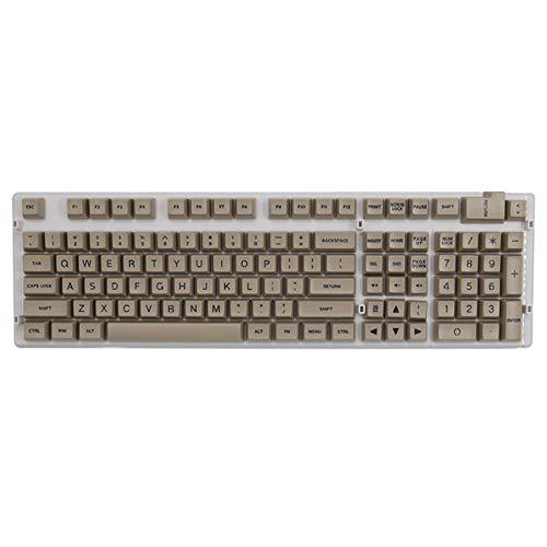 Yiifunglong Key Caps Set Tastaturersatz für PC-Tastaturen, 108pcs Beleuchtung Solid Color ABS Tastkappen Ersatz für mechanische Tastatur - 4 von Yiifunglong