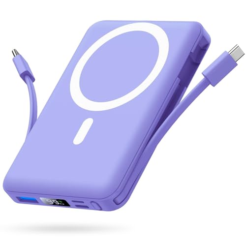Yiisonger für Magsafe Powerbank 10000mAh, Wireless Magnetische Powerbank Schnelles Laden mit LED-Display und USB-C Ladekabel Externe Akkupack für iPhone 16/15/14/13/12 Pro Max/Pro/Plus Yiisonger für Magsafe Powerbank 10000mAh, Wireless Magnetische Powerbank Schnelles Laden mit LED-Display und USB-C Ladekabel Externe Akkupack für iPhone 16/15/14/13/12 Pro Max/Pro/Plus von Yiisonger