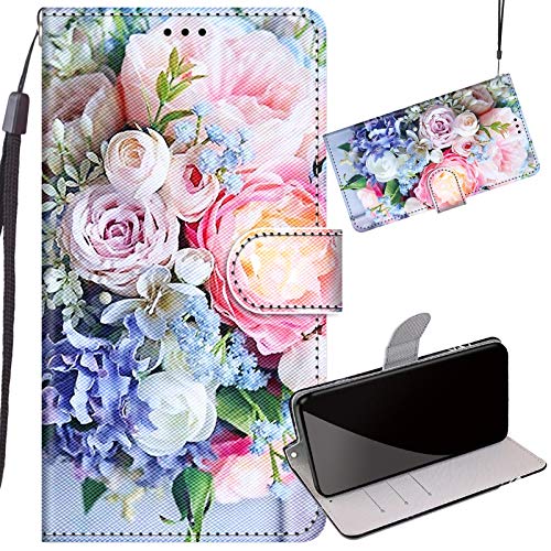 Yiizy Handyhüllen für LG Velvet/LM-G910EMW Ledertasche Flip Hülle Beutel Stylish mit Standfunktion Magnetisch PU Tasche Schutzhülle passt für LG Velvet/LM-G910EMW Cover 4 von Yiizy