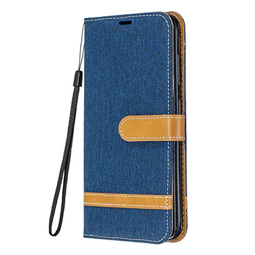 Yiizy Handyhüllen für Xiaomi Redmi K20 / K20 Pro Ledertasche, Cowboy Stil Lederhülle Brieftasche Schutzhülle für Xiaomi Mi 9T Pro hülle Silikon Cover mit Magnetverschluss Kartenfächer (Dunkel Blau) von Yiizy