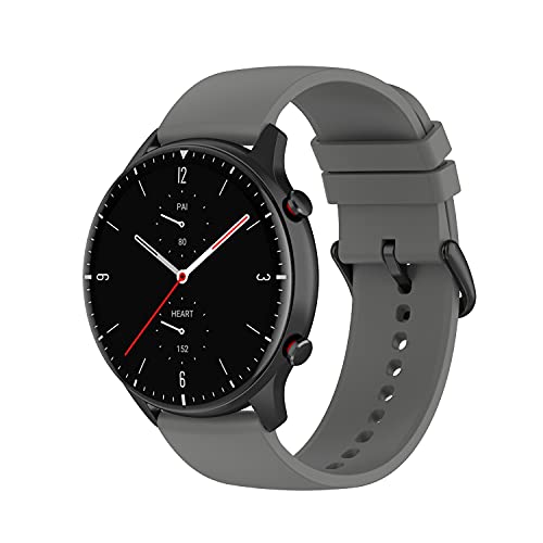 Yikamosi Armband Kompatibel mit Amazfit GTR 3/GTR 2,22MM Schnellverschluss Weiches Silikon Rostfreiem Metallverschluss Ersatzbänder für Amazfit GTR 3/GTR 3 Pro/GTR 2,Grau Yikamosi Armband Kompatibel mit Amazfit GTR 3/GTR 2,22MM Schnellverschluss Weiches Silikon Rostfreiem Metallverschluss Ersatzbänder für Amazfit GTR 3/GTR 3 Pro/GTR 2,Grau von Yikamosi