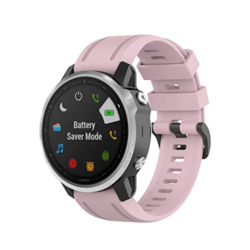 Yikamosi Kompatibel mit Garmin Fenix 6S Armband,Schnellverschluss Weiches Silikon rostfreiem Metallverschluss Ersatzbänder Kompatibel für Garmin Fenix 6S/Fenix 5S/Fenix 5S Plus,Rosa Yikamosi Kompatibel mit Garmin Fenix 6S Armband,Schnellverschluss Weiches Silikon rostfreiem Metallverschluss Ersatzbänder Kompatibel für Garmin Fenix 6S/Fenix 5S/Fenix 5S Plus,Rosa von Yikamosi