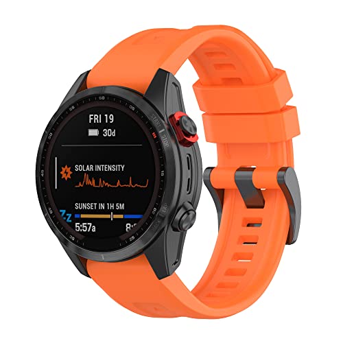 Yikamosi Kompatibel mit Garmin Fenix 7S Armband,20MM Schnellverschluss Weiches Silikon rostfreiem Metallverschluss Ersatzbänder Kompatibel für Garmin Fenix 7S/Fenix 7S Solar,Orange Yikamosi Kompatibel mit Garmin Fenix 7S Armband,20MM Schnellverschluss Weiches Silikon rostfreiem Metallverschluss Ersatzbänder Kompatibel für Garmin Fenix 7S/Fenix 7S Solar,Orange von Yikamosi