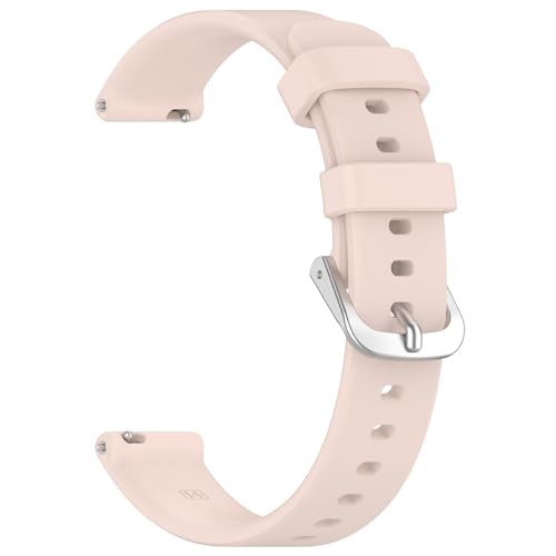 Yikamosi Kompatibel mit Garmin Lily 2 Armband für Frauen und Männer,14MM Schnellverschluss Weiches Silikon rostfreiem Metallverschluss Ersatzbänder für Lily 2,Rosa Yikamosi Kompatibel mit Garmin Lily 2 Armband für Frauen und Männer,14MM Schnellverschluss Weiches Silikon rostfreiem Metallverschluss Ersatzbänder für Lily 2,Rosa von Yikamosi