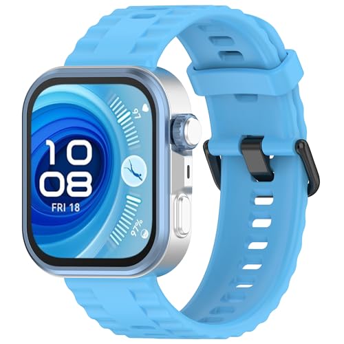 Yikamosi Kompatibel mit Huawei Watch Fit 4 Pro/Fit 4/Fit 3 Armband für Frauen und Männer,Schnellverschluss Weiches Silikon rostfreiem Metallverschluss Ersatzbänder für Watch Fit 4 Pro,Blau Yikamosi Kompatibel mit Huawei Watch Fit 4 Pro/Fit 4/Fit 3 Armband für Frauen und Männer,Schnellverschluss Weiches Silikon rostfreiem Metallverschluss Ersatzbänder für Watch Fit 4 Pro,Blau von Yikamosi