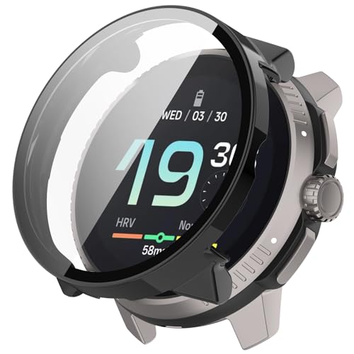 Yikamosi Schutzhülle Kompatibel mit Suunto Race,Hülle mit Displayschutz aus Anti-Kratzglas Vollabdeckung HD Ultradünne Schutzfolie Kompatibel mit Suunto Race,Schwarz Yikamosi Schutzhülle Kompatibel mit Suunto Race,Hülle mit Displayschutz aus Anti-Kratzglas Vollabdeckung HD Ultradünne Schutzfolie Kompatibel mit Suunto Race,Schwarz von Yikamosi