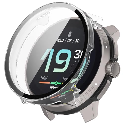 Yikamosi Schutzhülle Kompatibel mit Suunto Race S,Hülle mit Displayschutz aus Anti-Kratzglas Vollabdeckung HD Ultradünne Schutzfolie Kompatibel mit Suunto Race S,Klar Yikamosi Schutzhülle Kompatibel mit Suunto Race S,Hülle mit Displayschutz aus Anti-Kratzglas Vollabdeckung HD Ultradünne Schutzfolie Kompatibel mit Suunto Race S,Klar von Yikamosi