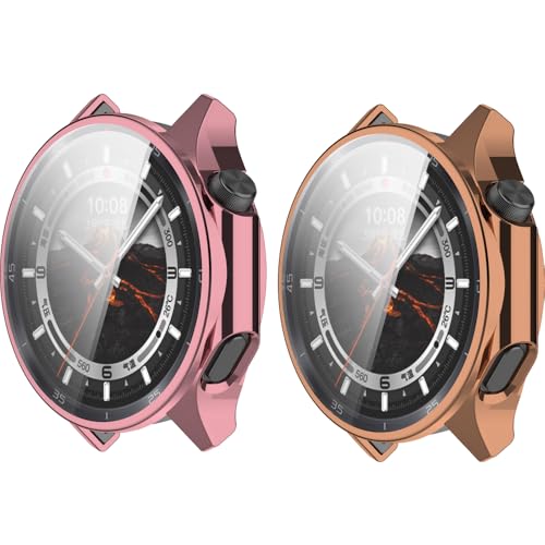Yikamosi Schutzhüllen Anti-Scratch Anti Drop Weiches TPU Protective Cover Stoßstangenschale Kompatibel mit Oppo Watch X2,Rosa+Roségold Yikamosi Schutzhüllen Anti-Scratch Anti Drop Weiches TPU Protective Cover Stoßstangenschale Kompatibel mit Oppo Watch X2,Rosa+Roségold von Yikamosi