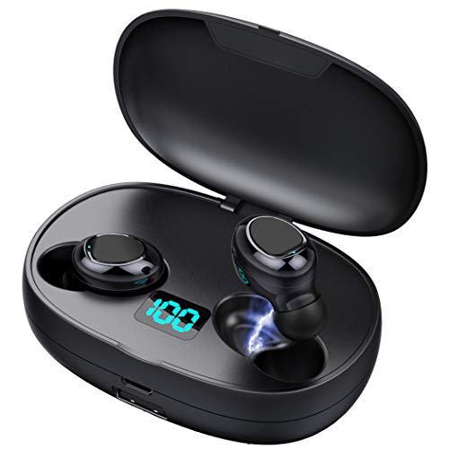 Bluetooth Kopfhörer In Ear Wireless Kopfhörer Kabellos 50 Std.Spielzeit DSP Noise Canceling HiFi Stereo Volume Control IPX5 Sport Ohrhörer Bluetooth 5.0 mit HD-Mikrofon von Yilear