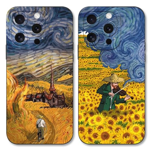 2 Stück Handyhülle für Samsung Galaxy A54 5G Hülle 6,4",Cartoon Art Ästhetik Sonnenblume Paintings Muster Design Mädchen Junge Case Cover TPU Stoßfest Schutzhülle für Samsung Galaxy A54 5G,Kawaii 2 Stück Handyhülle für Samsung Galaxy A54 5G Hülle 6,4",Cartoon Art Ästhetik Sonnenblume Paintings Muster Design Mädchen Junge Case Cover TPU Stoßfest Schutzhülle für Samsung Galaxy A54 5G,Kawaii von Yimctoie