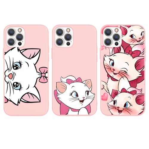 3 Stück Handyhülle für iPhone 8 iPhone 7 iPhone SE 2022/2020 Hülle 4,7",Rosa Handyhülle mit Niedlich Cartoon Katze Motiv Muster Mädchen Case,Dünn Silikon TPU Stoßfeste Schutzhülle,Kawaii Cat Cute 3 Stück Handyhülle für iPhone 8 iPhone 7 iPhone SE 2022/2020 Hülle 4,7",Rosa Handyhülle mit Niedlich Cartoon Katze Motiv Muster Mädchen Case,Dünn Silikon TPU Stoßfeste Schutzhülle,Kawaii Cat Cute von Yimctoie