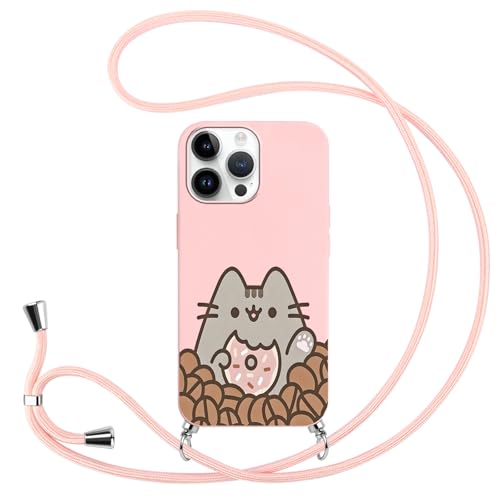 Handyhülle Handykette für Samsung Galaxy S22 Plus 5G 6.6" Hülle mit Band, Anime Cartoon Cute Katze Pusheen Cat Manga Muster Case mit zum Umhängen Kordel, Silikon Stoßfest Schutzhülle Cover, Anime Handyhülle Handykette für Samsung Galaxy S22 Plus 5G 6.6" Hülle mit Band, Anime Cartoon Cute Katze Pusheen Cat Manga Muster Case mit zum Umhängen Kordel, Silikon Stoßfest Schutzhülle Cover, Anime von Yimctoie