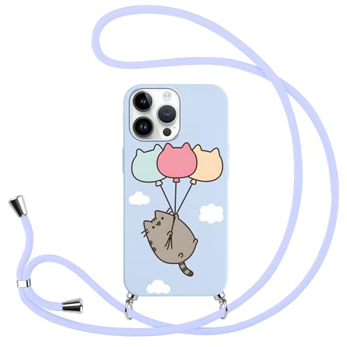 Handyhülle Handykette für Xiaomi Redmi Note 13 Pro+ 5G 6.67" Hülle mit Band, Anime Cartoon Cute Katze Pusheen Cat Manga Muster Case mit zum Umhängen Kordel, Silikon Stoßfest Schutzhülle Cover, Funny Handyhülle Handykette für Xiaomi Redmi Note 13 Pro+ 5G 6.67" Hülle mit Band, Anime Cartoon Cute Katze Pusheen Cat Manga Muster Case mit zum Umhängen Kordel, Silikon Stoßfest Schutzhülle Cover, Funny von Yimctoie
