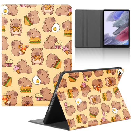 Tablet Hülle für Apple iPad Air 13" M2 2024, Niedlich Cartoon Anime Capybara Muster Schutzhülle PU Leder Flip Cover Kawaii Stoßfest Verstellbar Ständer Tablet Case Tablet Hülle für Apple iPad Air 13" M2 2024, Niedlich Cartoon Anime Capybara Muster Schutzhülle PU Leder Flip Cover Kawaii Stoßfest Verstellbar Ständer Tablet Case von Yimctoie