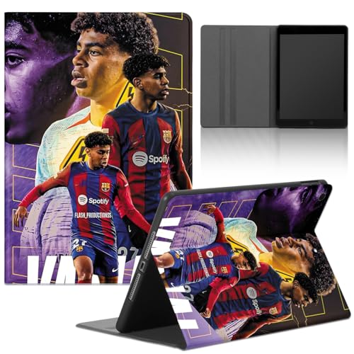 Yimctoie Tablet Hülle für Samsung Galaxy Tab S6 Lite 2022/2020 10,4",Mode Cartoon Fußball Spieler Muster Schutzhülle für Fans,Multi-Winkel PU Leder mit Verstellbar Standfunktion Case,Cool von Yimctoie