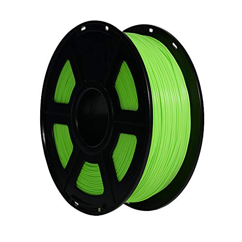 3D-Druckerfilament PLA-Filament 1,75 Mm Nicht Verwickeltes PLA-Filament 1 Kg Spulendruckmaterial Maßgenauigkeit +/- 0,03 Mm Geeignet Für FDM 3D-Drucker, Grünes Und Orangefarbenes PLA(Color:Grün) von Yimihua