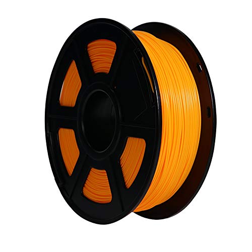 3D-Druckerfilament PLA-Filament 1,75 Mm Nicht Verwickeltes PLA-Filament 1 Kg Spulendruckmaterial Maßgenauigkeit +/- 0,03 Mm Geeignet Für FDM 3D-Drucker, Grünes Und Orangefarbenes PLA(Color:Orange) von Yimihua