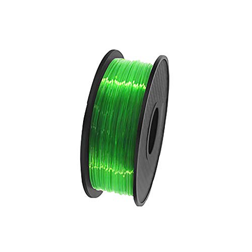 3D-Druckerfilament PLA-Material 1,75 Mm, 1 Kg Spule Für Drucker Und 3D-Druckstift, Maßgenauigkeit +/- 0,02 Mm(Color:Transparentes Grün) von Yimihua