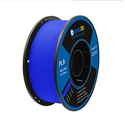 3D-Druckfilament, PLA-Filament 1,75 mm, 1 kg leitfähiges Filament (Farbe: blau) von Yimihua