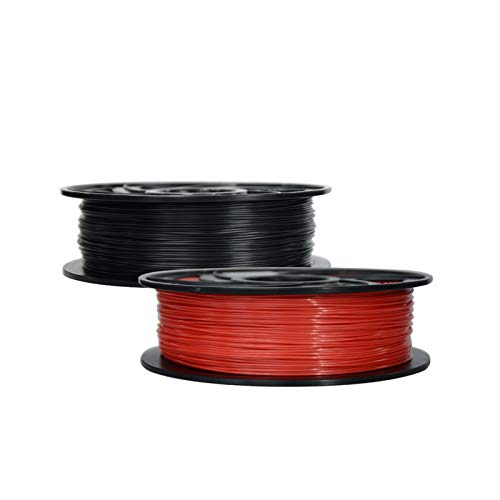 3D-Druckfilament 1,75 Mm 1 Kg Spule PLA-Verbrauchsmaterial Rote Und Schwarze Zwei Platten von Yimihua