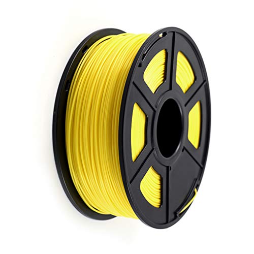 ABS-Filament 3D-Druckfilament 1 Kg Spule 1,75 Mm Filament Für 3D-Drucker 3D-Druckstift, Mehrfarbig Optional(Color:Gelb) von Yimihua